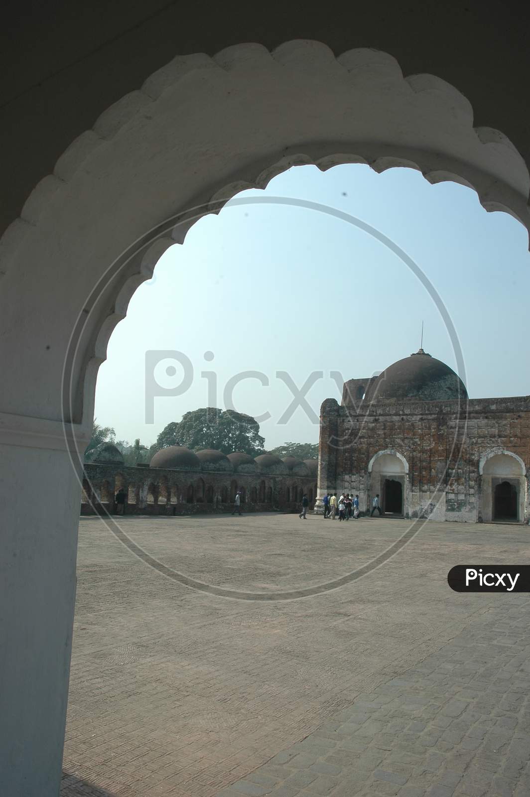 View of Tomb of Nawab Murshid Quli Khan in Katra Mosque