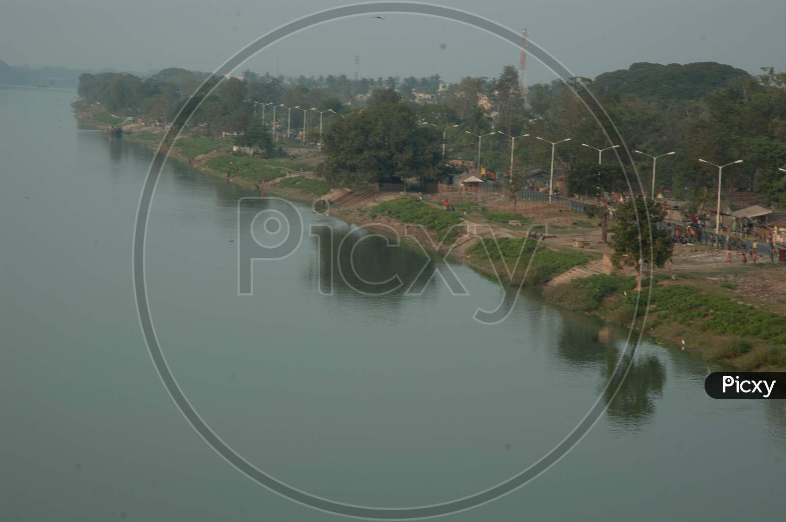 View of Jalangi river during morning