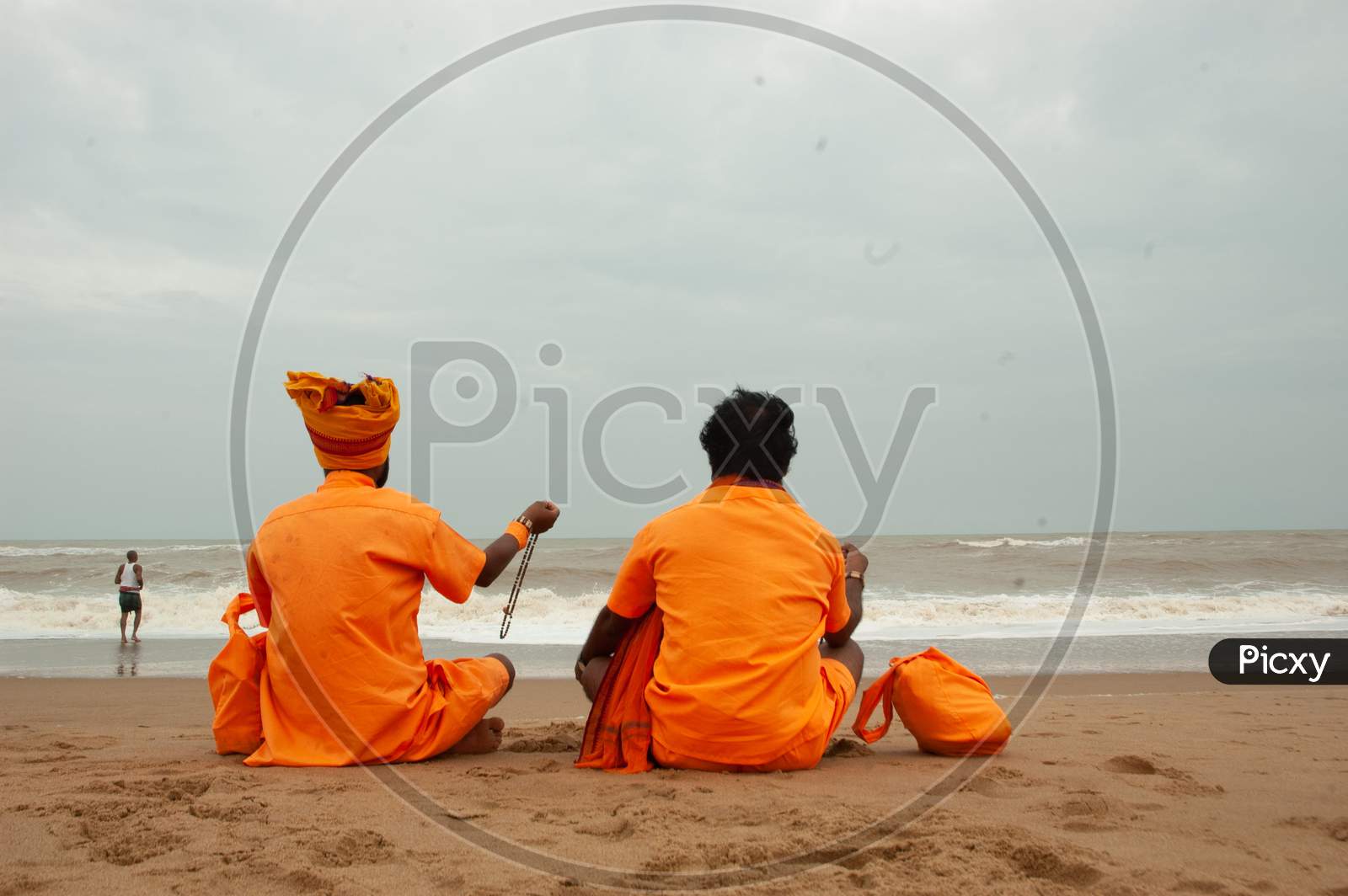 Indian saints by the beach