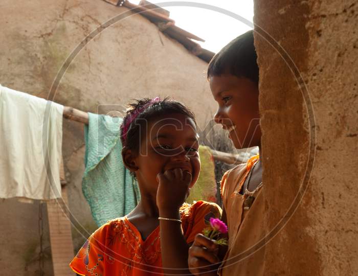 Girl Child In Rural Village of India