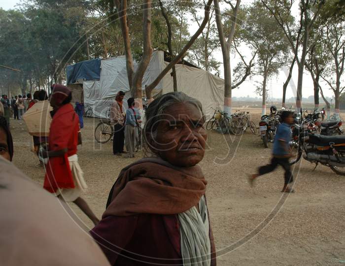 Indian Rural Village Woman At Murshidabad