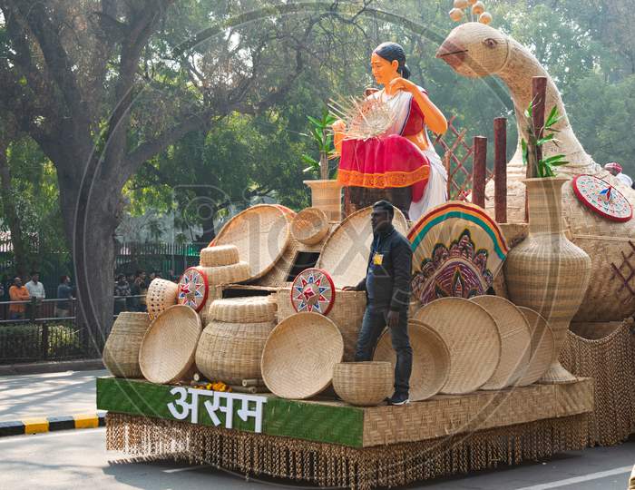 Tableau of Assam state shows culture of Assam on 71st republic Day 2020