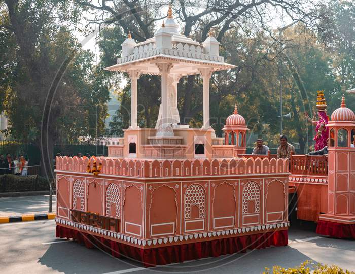 Tableau of Rajasthan state on 71st republic Day 2020