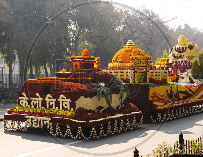 Tableau Of Central Public Works Department CPWD udyan On 71st Republic Day 2020