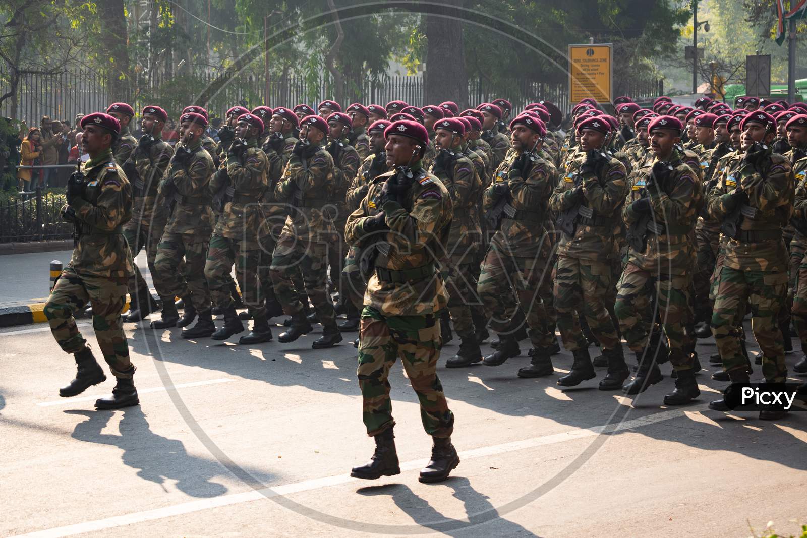 Indian Army Para Commandos Doing parade on 71st Republic Day 2020