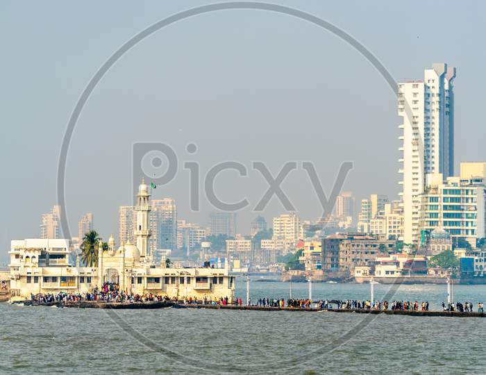 The Haji Ali Dargah, A Famous Tomb And A Mosque In Mumbai, India