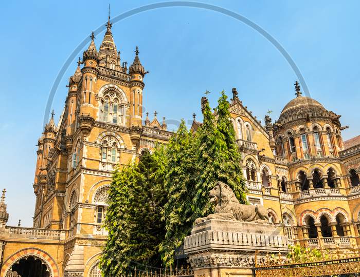 Chhatrapati Shivaji Maharaj Terminus, A Unesco World Heritage Site In Mumbai, India