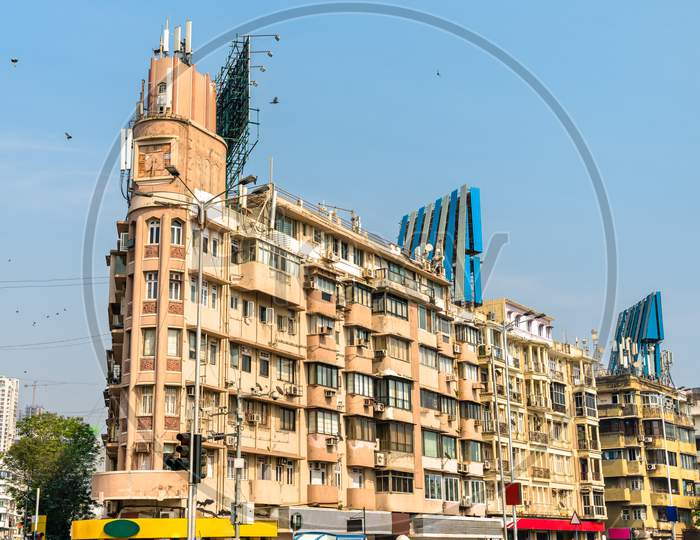 Historical Buildings In Girgaon District In Southern Mumbai