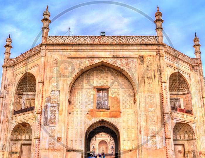 Entrance Of Bibi Ka Maqbara Tomb, Also Known As Mini Taj Mahal. Aurangabad, India