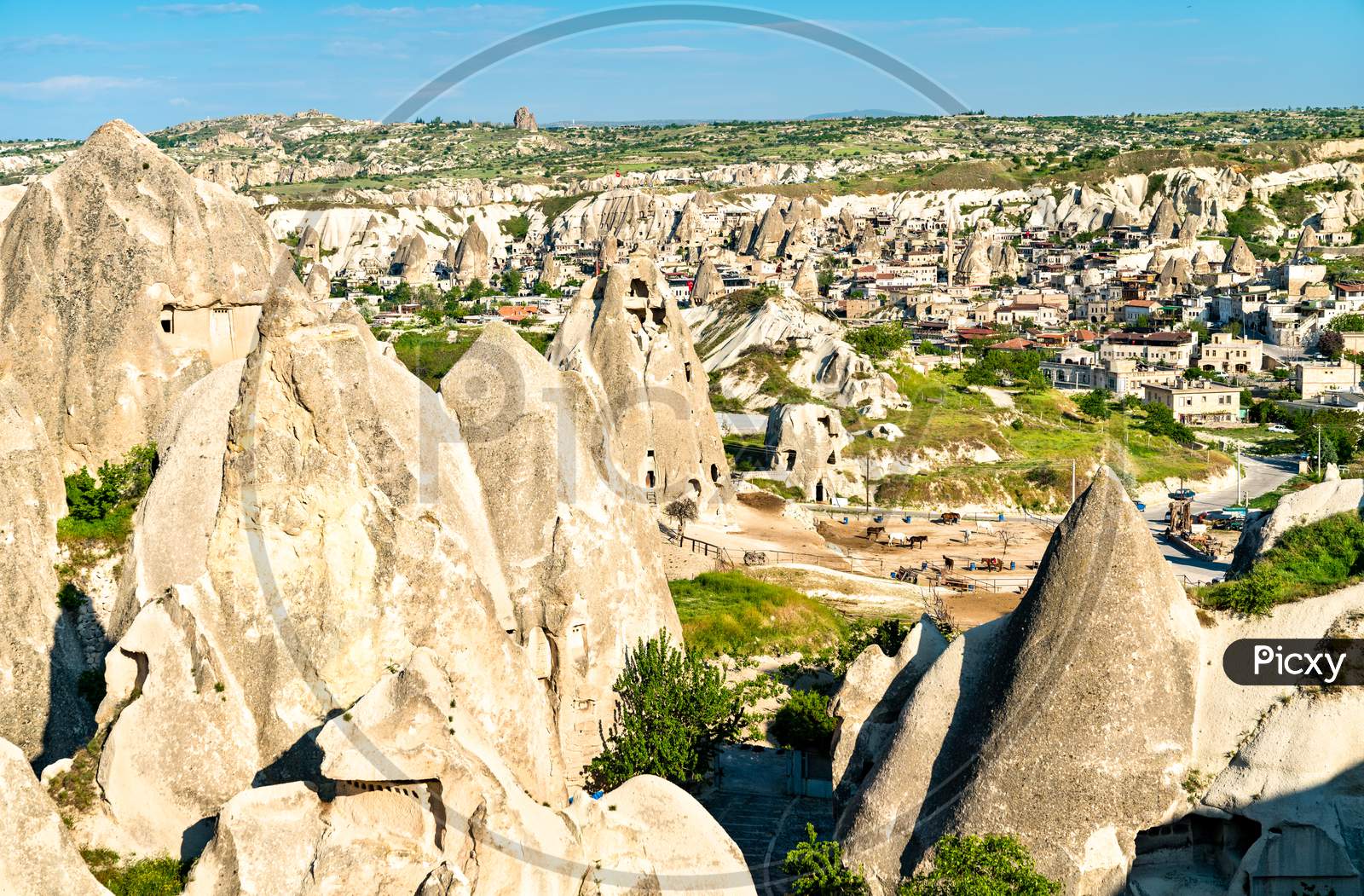Rock Formations At Cappadocia In Turkey