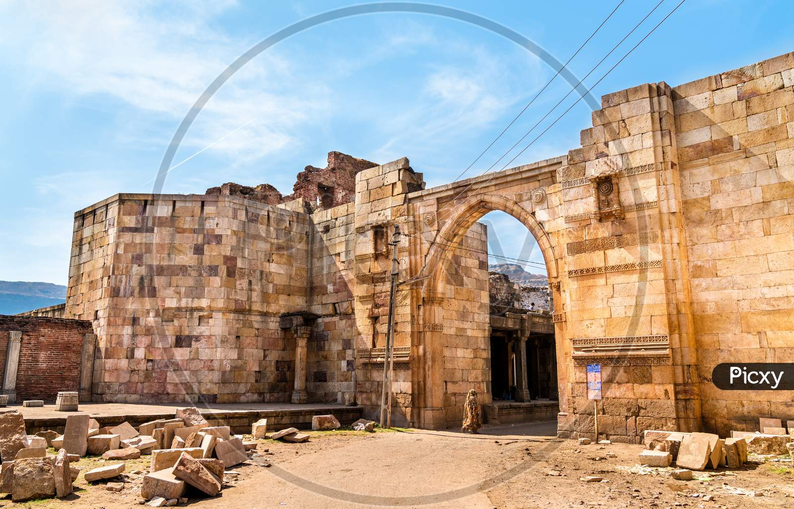 Godhra Eastern Gate Of Champaner Fort - Unesco Heritage Site In Gujarat, India