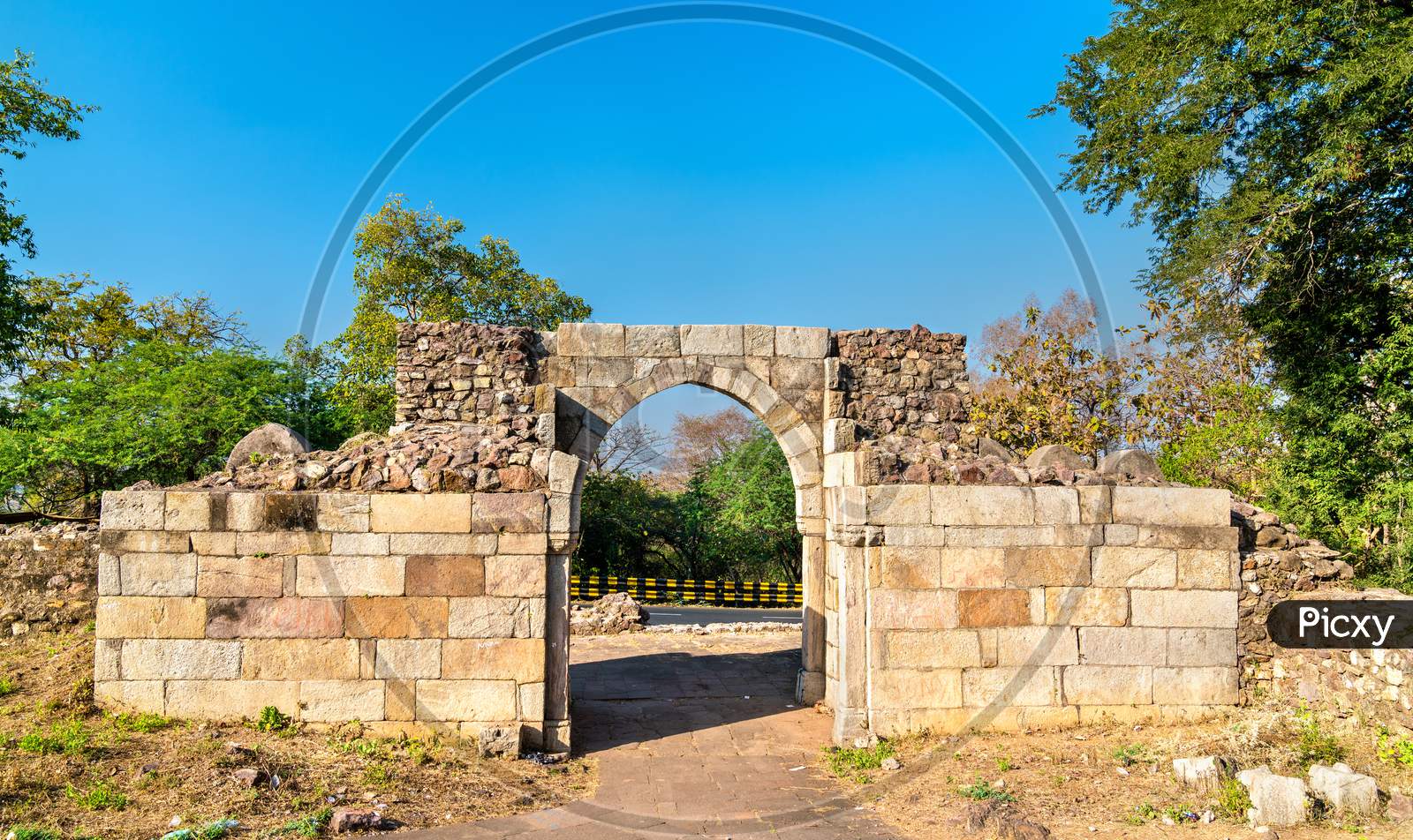 Atak Gate Of Pavagadh Fort - Gujarat State In India