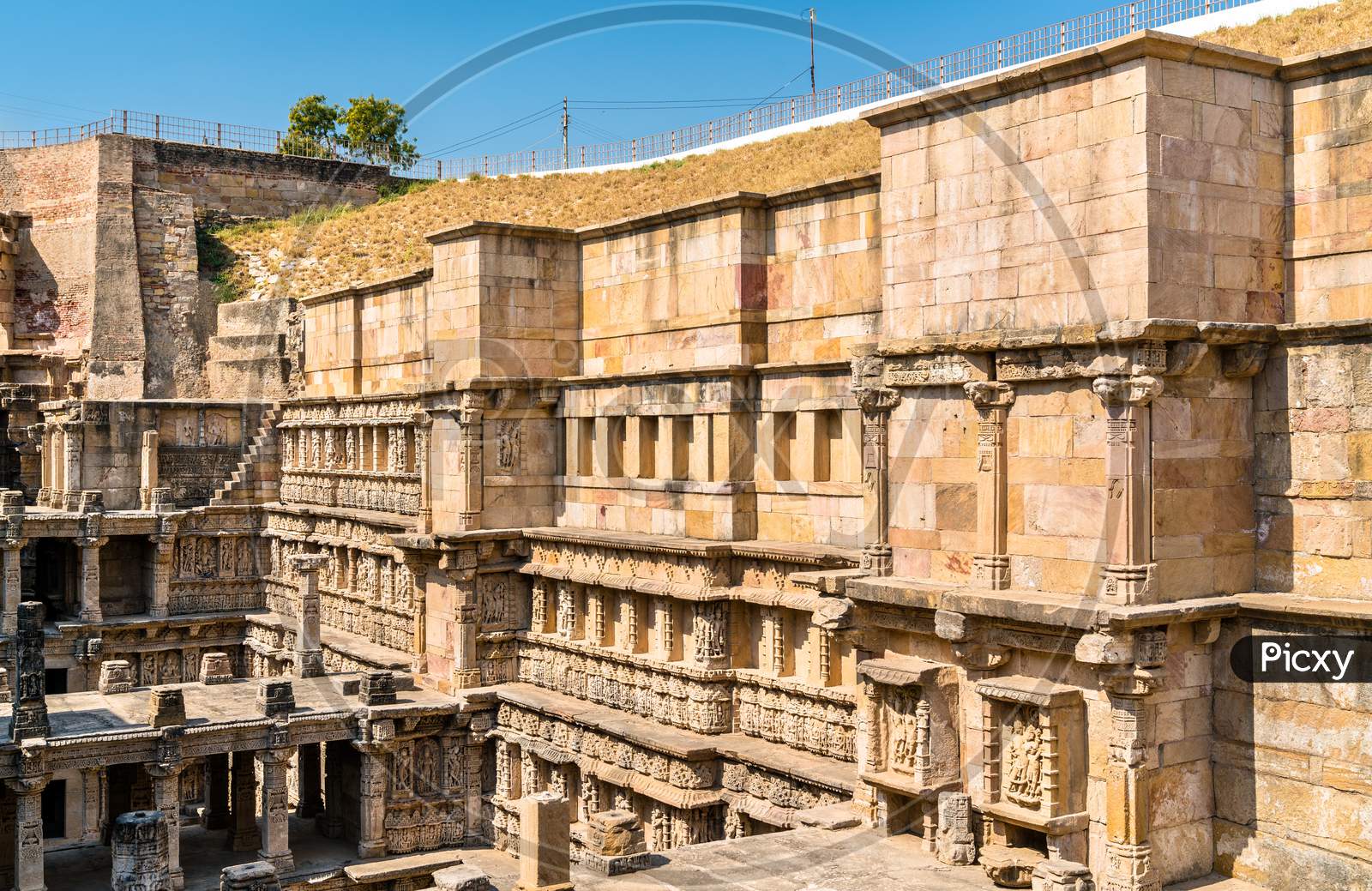 Rani ki vav' is a stepwell situated in Patan, Gujarat, India. It is located  on the banks of Saraswati river. Built by queen and spouse of 11th-century  CE, Chaulukya king Bhima I. (