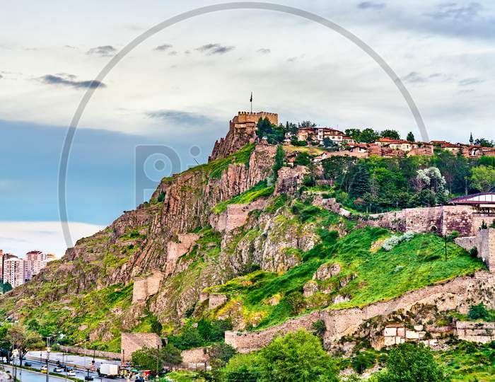 View Of Ankara Castle, Ancient Fortifications In Turkey