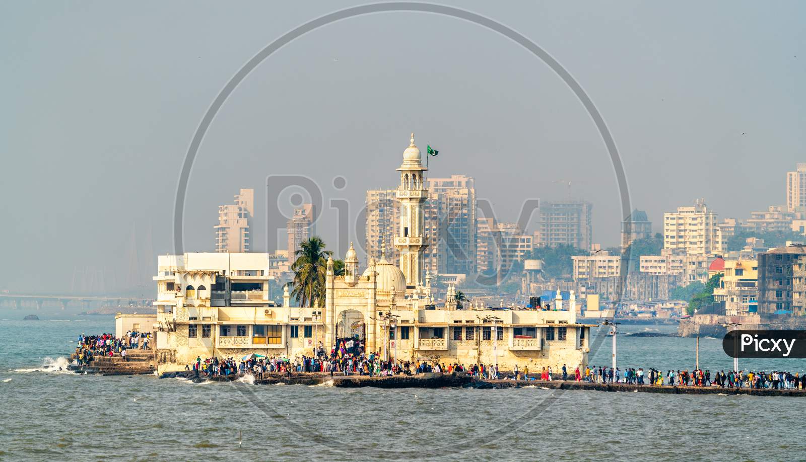 The Haji Ali Dargah, A Famous Tomb And A Mosque In Mumbai, India