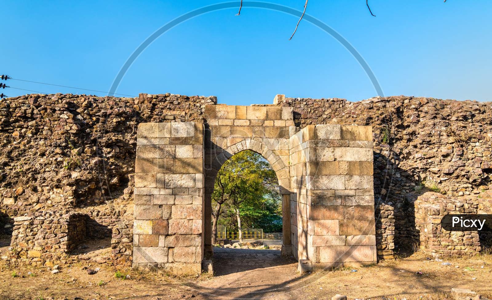 Atak Gate Of Pavagadh Fort - Gujarat State In India