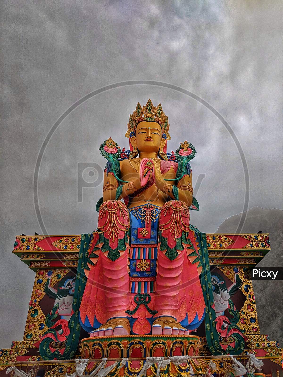 Maitreya Buddha in Diskit Gompa