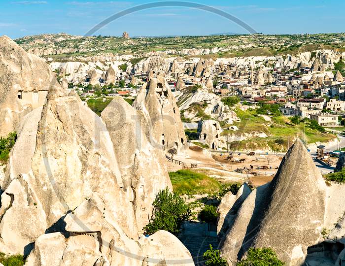 Rock Formations At Cappadocia In Turkey