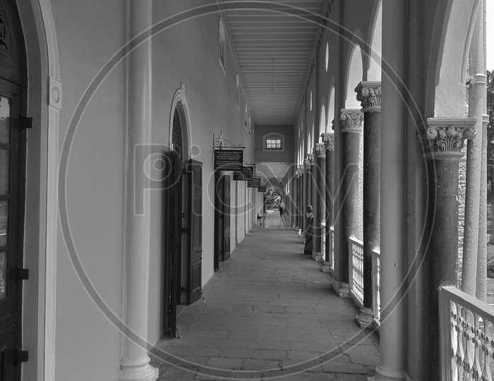 Corridor With Arches In an Museum