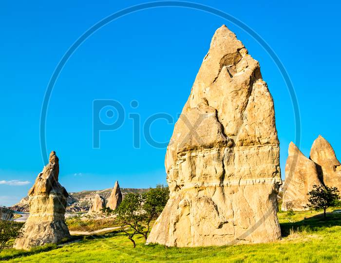 Rock Formations In Goreme - Cappadocia, Turkey