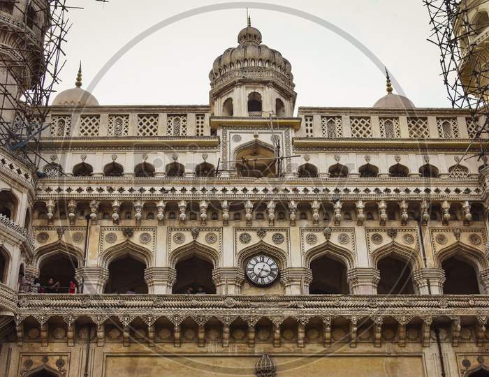 Architecture Of Charminar With Clock