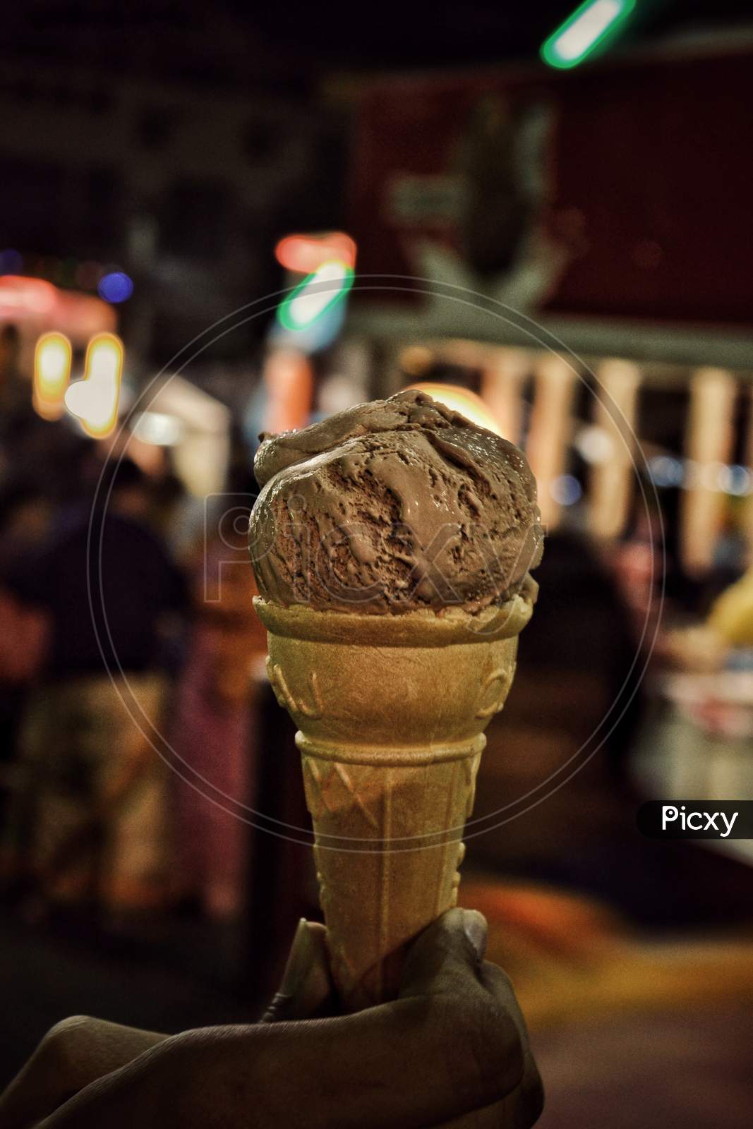 Ice-cream during nights.