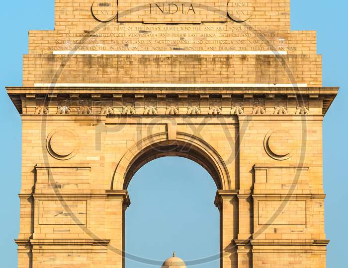 The India Gate, A War Memorial In New Delhi, India