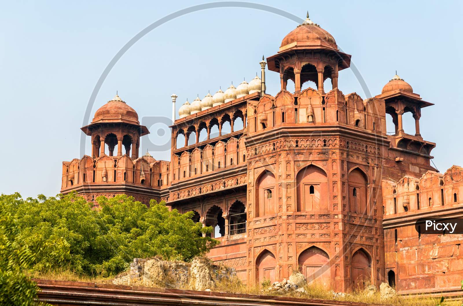 Delhi Gate Of Red Fort In Delhi, India