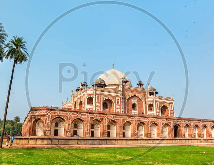 Humayun'S Tomb, A Unesco World Heritage Site In Delhi, India