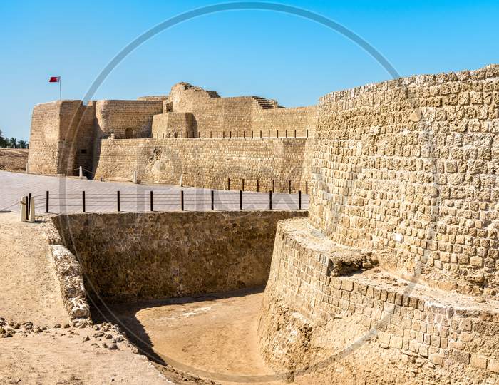 Bahrain Fort Or Qal'At Al-Bahrain. A Unesco World Heritage Site