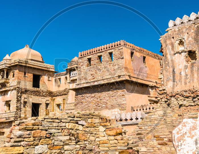 Rana Kumbha Palace At Chittor Fort. Rajastan State Of India