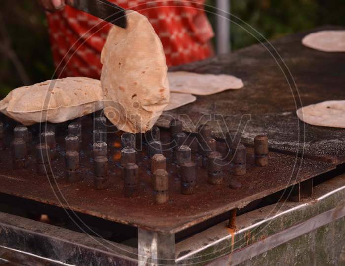 Indian Gujarati Wedding Roti