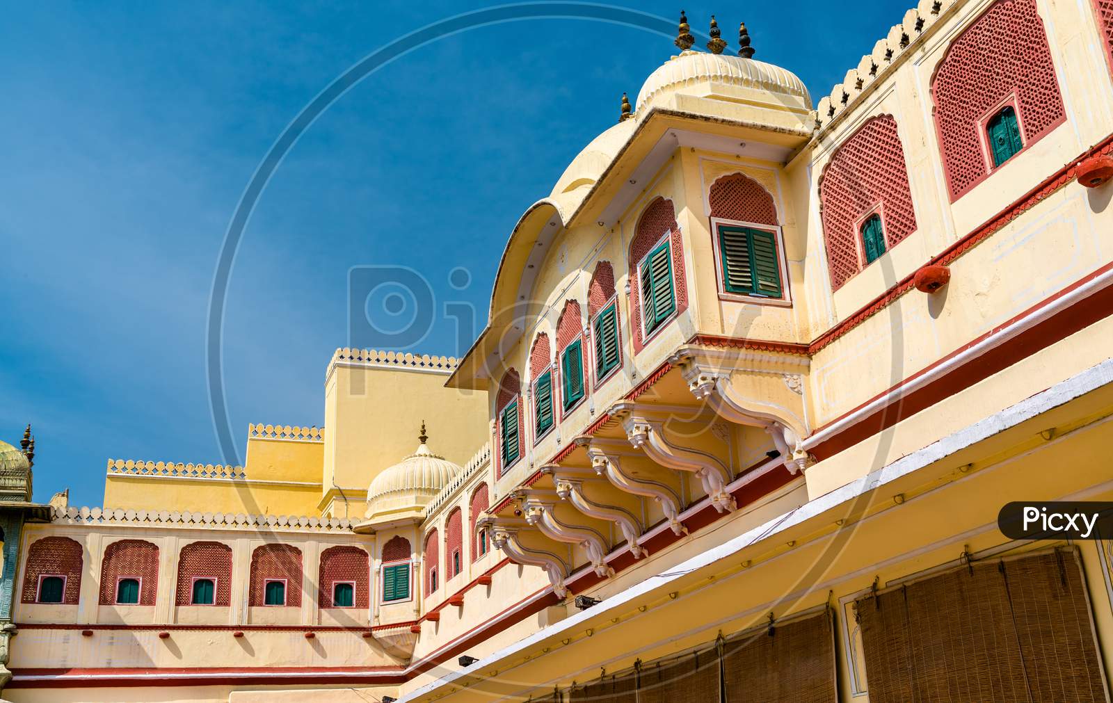 Walls Of City Palace In Jaipur - Rajasthan, India