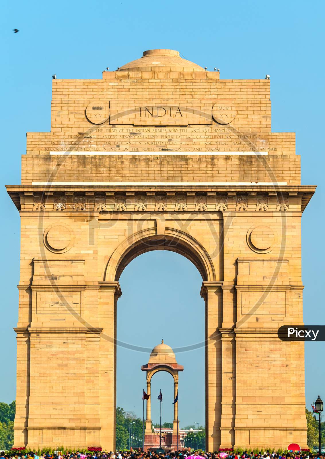 The India Gate, A War Memorial In New Delhi, India