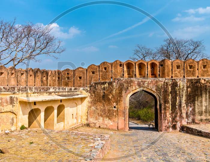 Gate Of Jaigarh Fort In Jaipur - Rajasthan, India