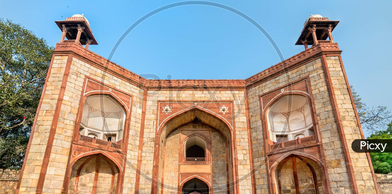 Bu Halima Gateway At The Humayun Tomb Complex In Delhi, India