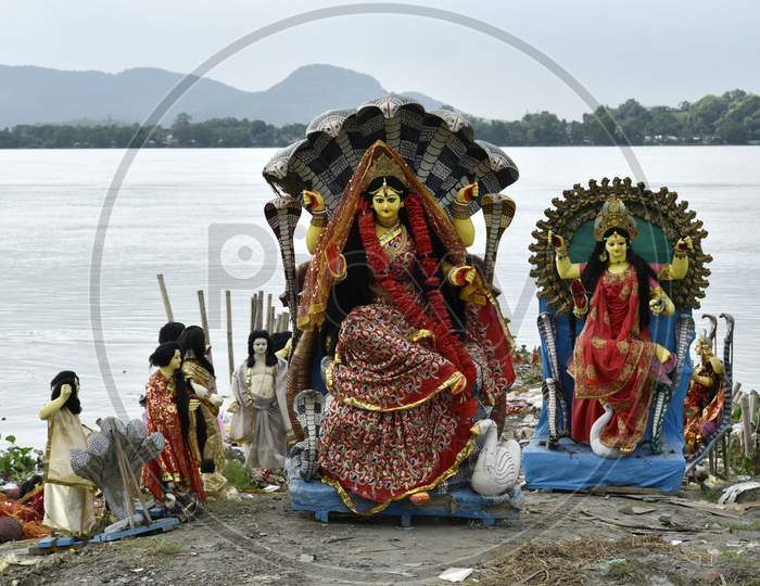 Goddess Durga Idols During Dussera