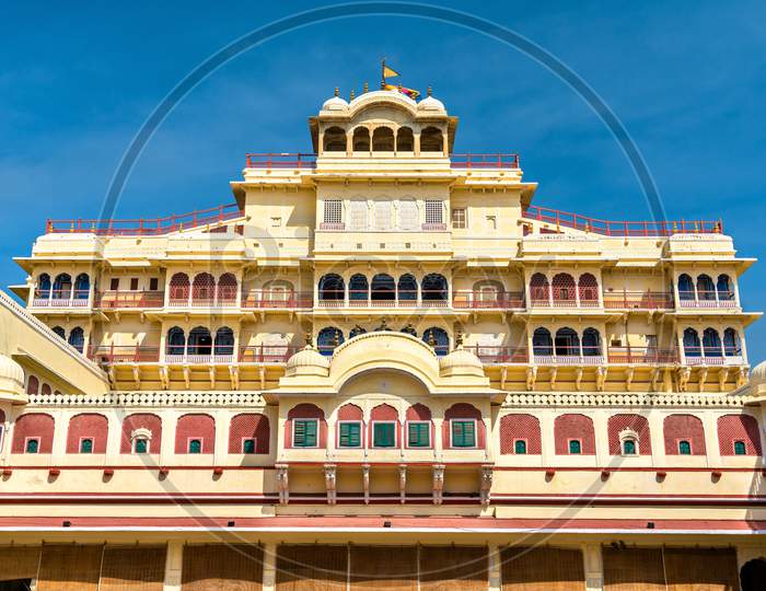 Chandra Mahal At The Jaipur City Palace Complex - Rajasthan, India