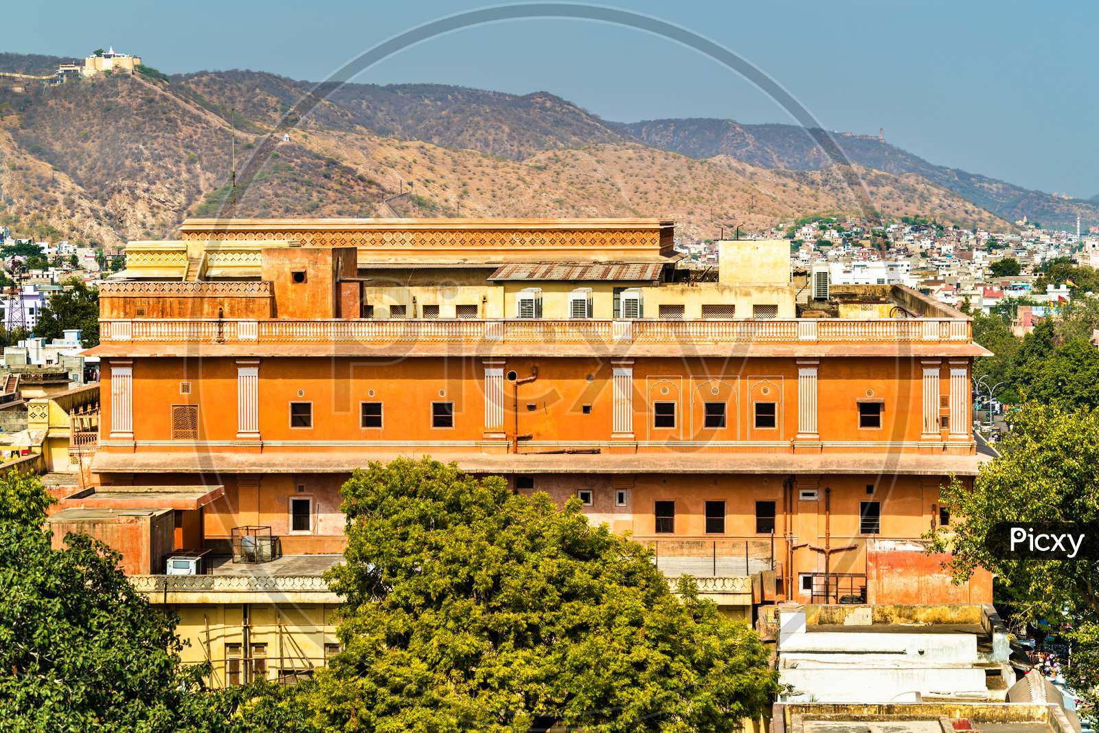 Sawai Man Singh Town Hall In Jaipur, India