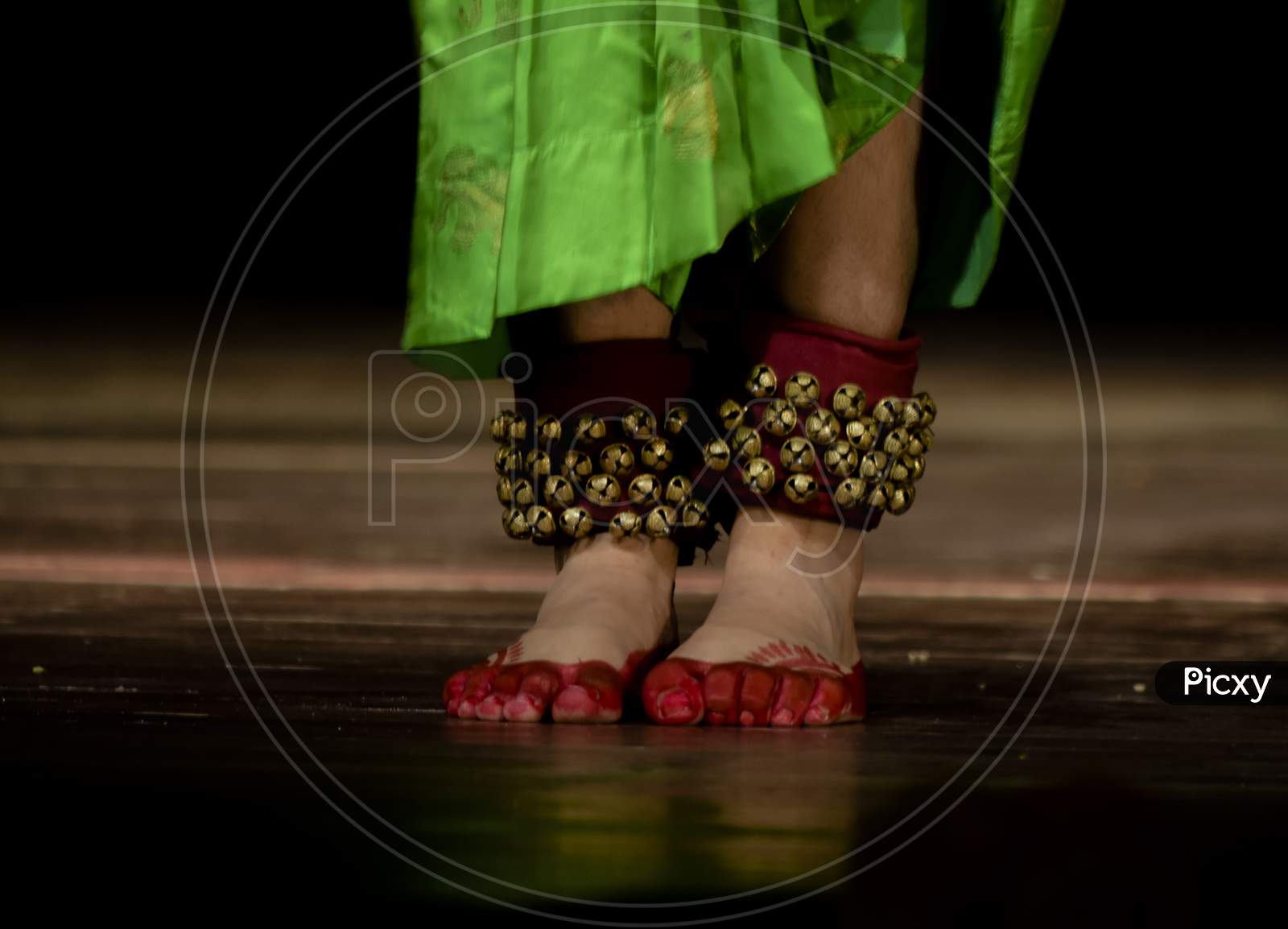 Classical Dancer Feet Closeup