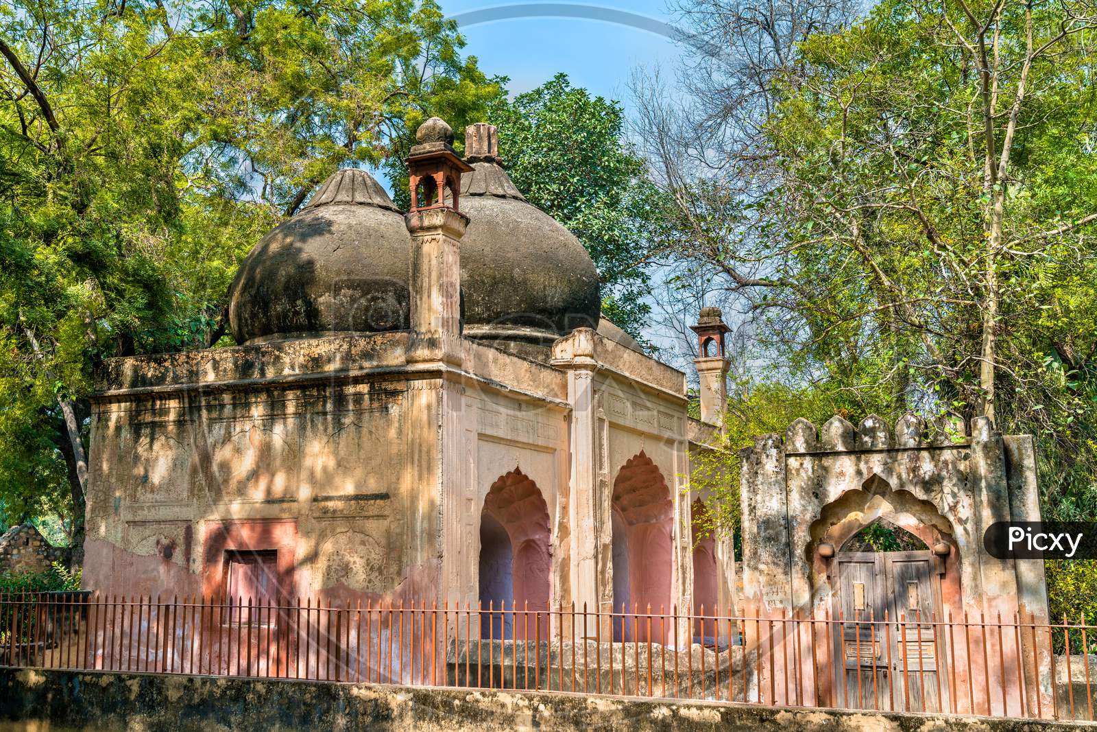 East Gate Of The Humayun Tomb Complex In Delhi, India