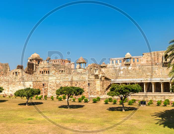 Rana Kumbha Palace, The Oldest Monument At Chittorgarh Fort - Rajastan, India