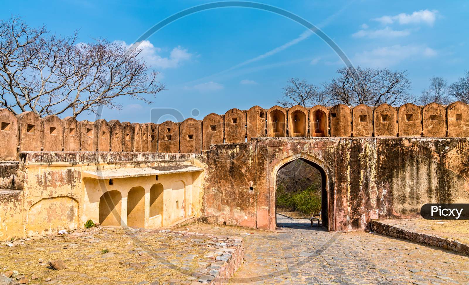 Gate Of Jaigarh Fort In Jaipur - Rajasthan, India