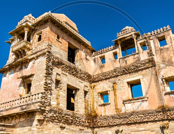 Rana Kumbha Palace At Chittor Fort. Rajastan State Of India