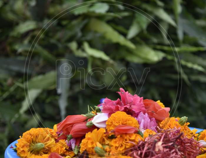Flowers Placed At CRPF Martyr Memorials