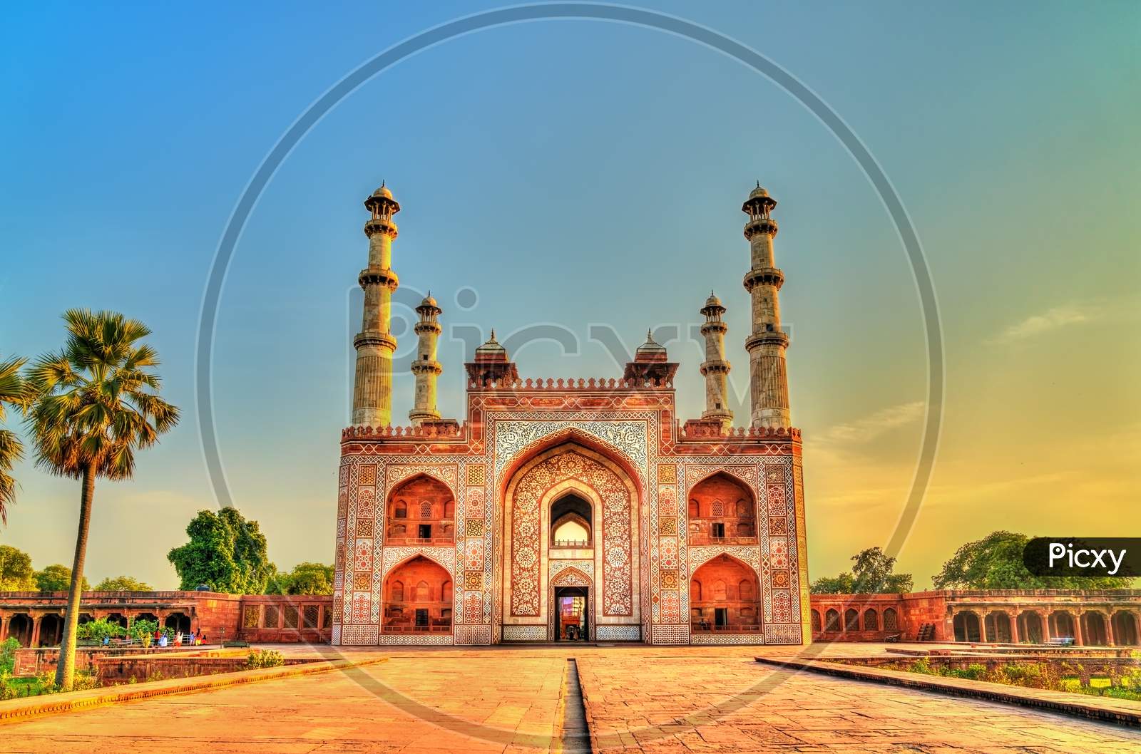 South Gate Of Sikandra Fort In Agra - Uttar Pradesh, India