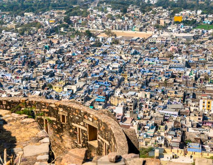 Aerial View Of Chittorgarh From The Fort - Rajasthan, India