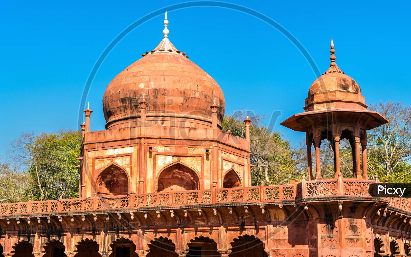 Tomb Of Fatehpuri Begum Near Taj Mahal In Agra, India