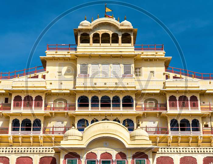 Chandra Mahal At The Jaipur City Palace Complex - Rajasthan, India