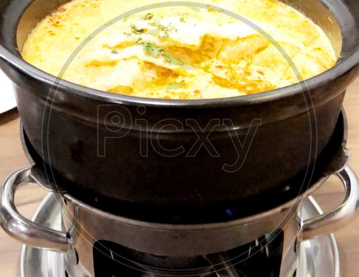 Hot pot dish at paya lebar, Singapore.